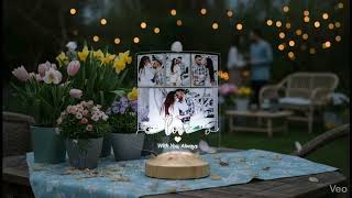 LOVE Yazılı Fotoğraflı LED Lamba | Romantik ve Anlamlı Sevgili Hediyesi
