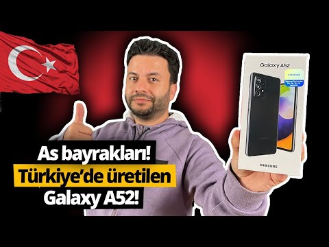 Türkiye’de üretilen Galaxy A52 kutusundan çıkıyor!
