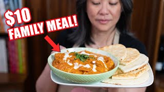 This 10 Dollar Butter Chicken Feeds a Family - with Leftovers
