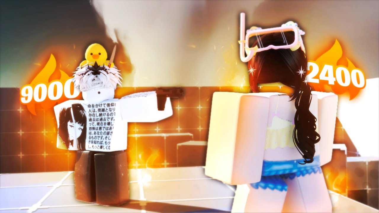 So I 1v1ed the BEST Girl Player in Roblox Rivals!