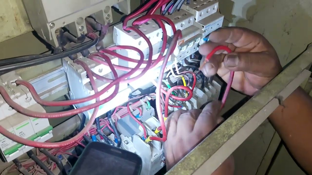 105 Kvar power factor  improvement plant. Pfi MC changing. Pfi capacitor changing. pfi MCB changing 