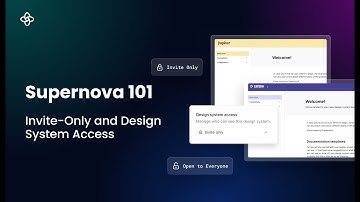Setting Up Design System Access: Invite-Only Design Systems in Supernova | Supernova 101