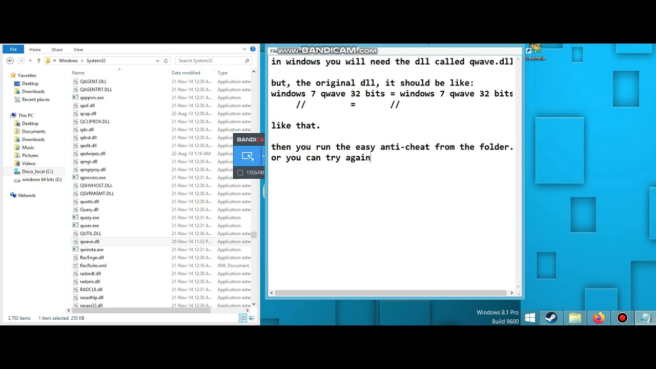 Brawhalla BlackScreen/Pantalla Negra Fix/Solucion qwave.dll