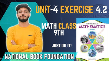 Class 9 Maths Chapter 4 Exercise 4.2 | Math Class 9 chapter 4 Exercise 4.2 |National Book Foundation