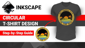 How to Create Circular T-shirt Design in Inkscape?