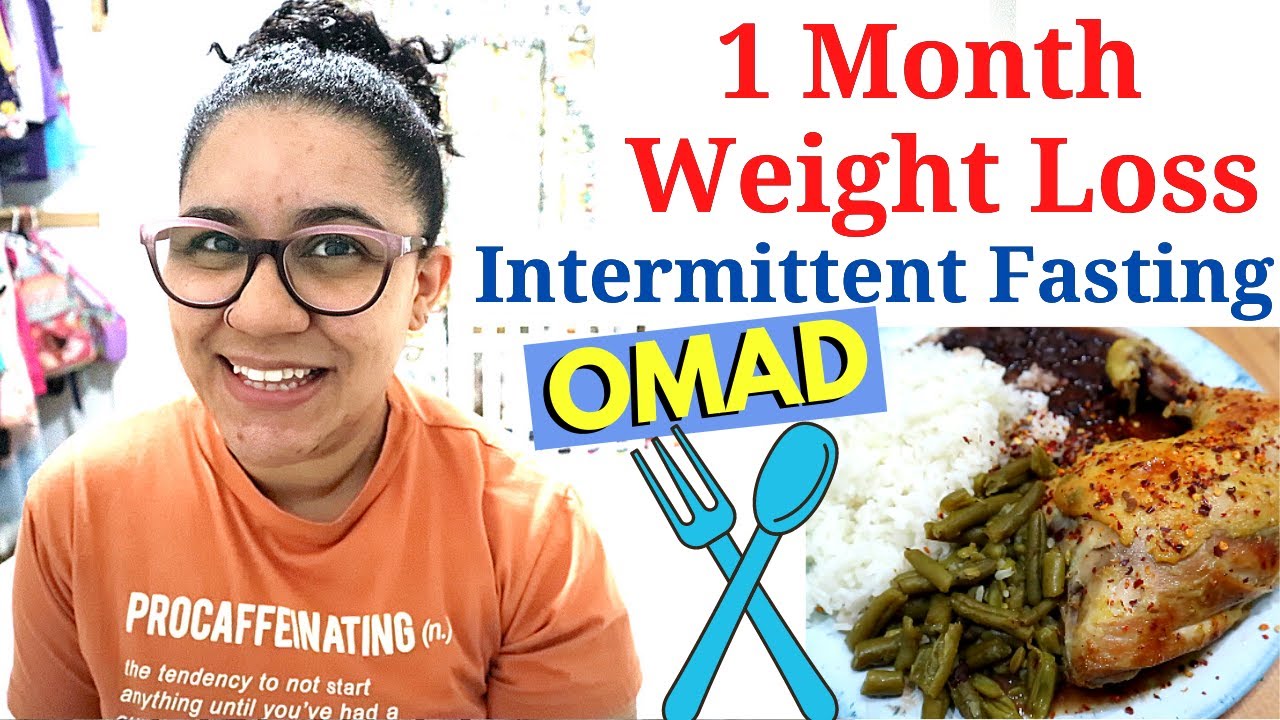 What I Learned After 1 Month Intermittent Fasting | OMAD Weight Loss ...