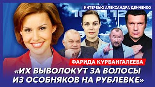 Звезда российских &quot;Вестей&quot; Курбангалеева. Путин избил Кабаеву, фашист Цискаридзе, Андреева, Грузия