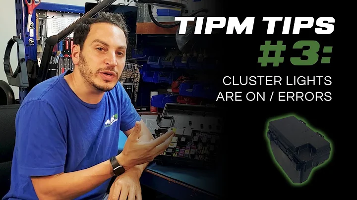 TIPM TIPS #3: IF CLUSTER LIGHTS ARE ON