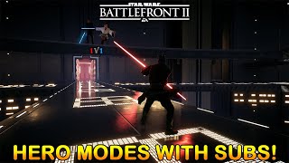 Hero Showdown & HVV With SUBS!!! Star Wars Battlefront 2 LIVE! DOUBLE XP!