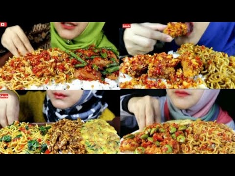 #04 Request ASMR NASI GORENG SAMBEL X AYAM GEPREK 🔥 KOMBO NIKMAT 😋
