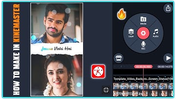 How To Make New Lyrics WhatsApp Status Video In Kinemaster Tutorial | @TechToking