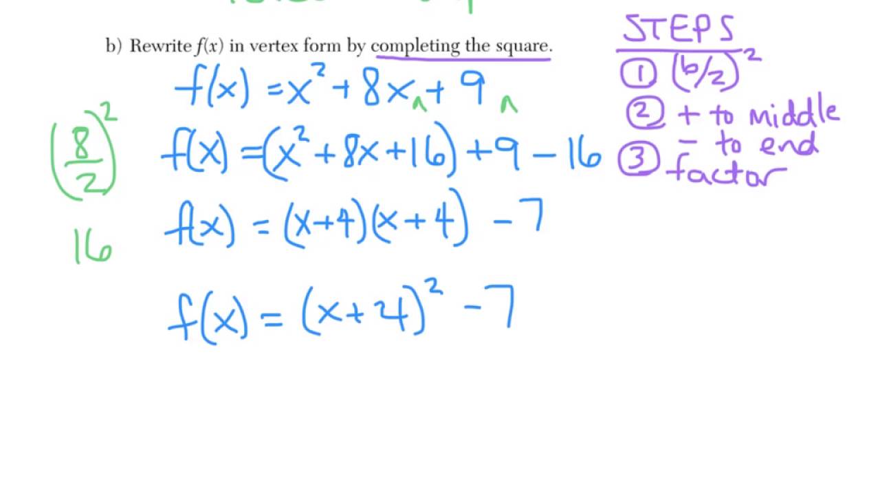 CC Algebra exam review 5 - YouTube