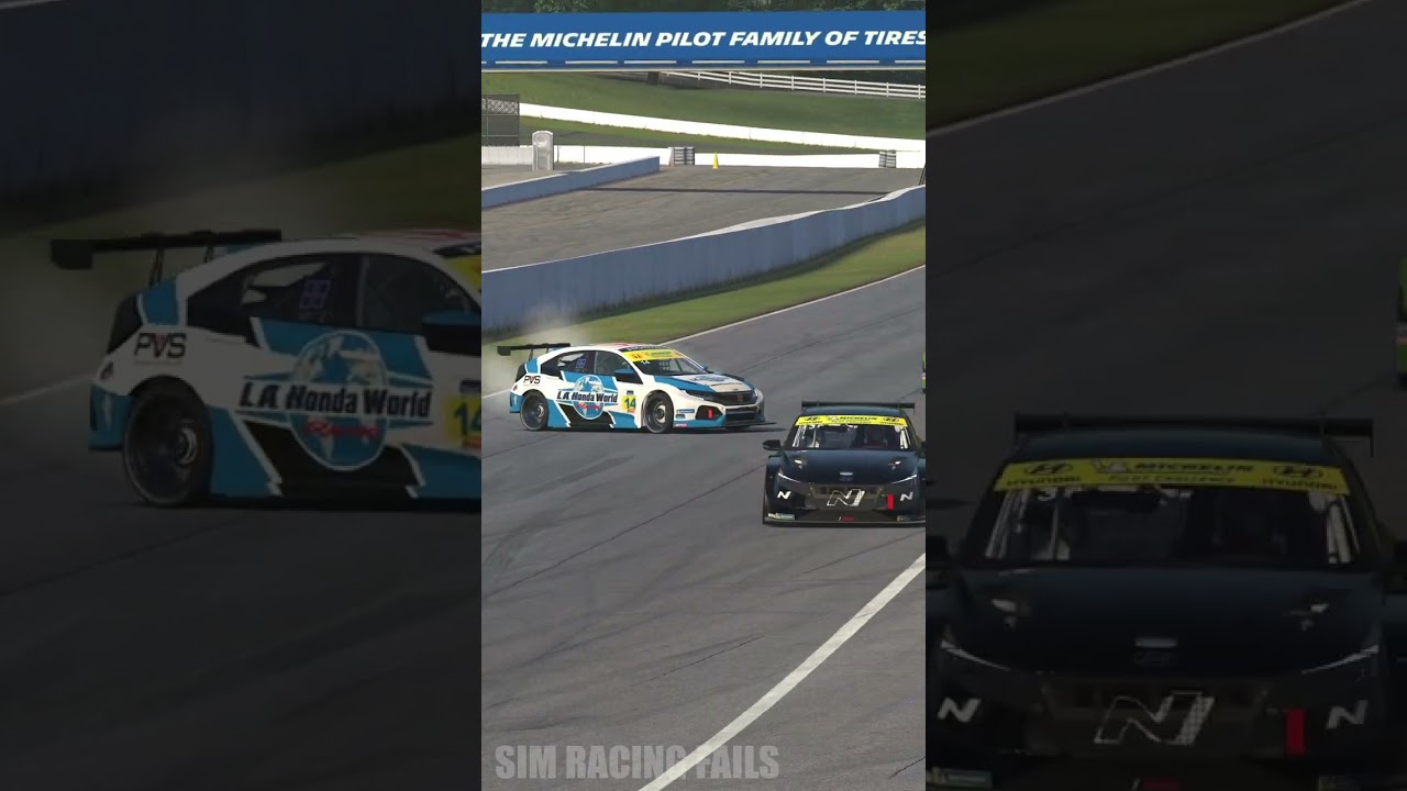 iRacing Honda Civic Type R vs Wall