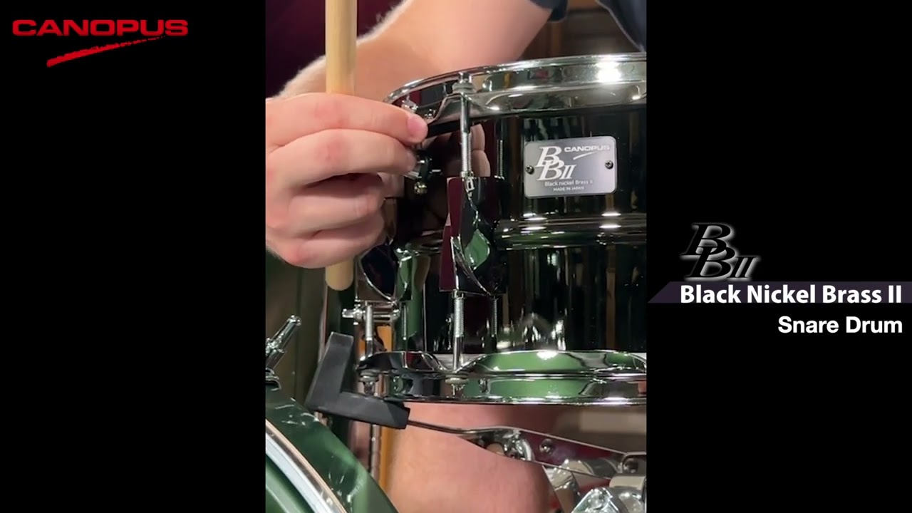 [CANOPUS / カノウプス] Black Nickel Brass II Snare Drum(DCP)
