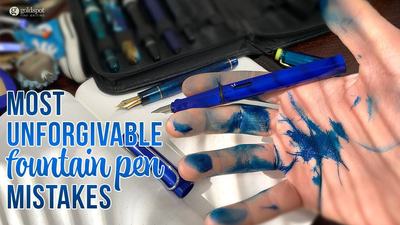 Most fountain pen mistakes YouTube