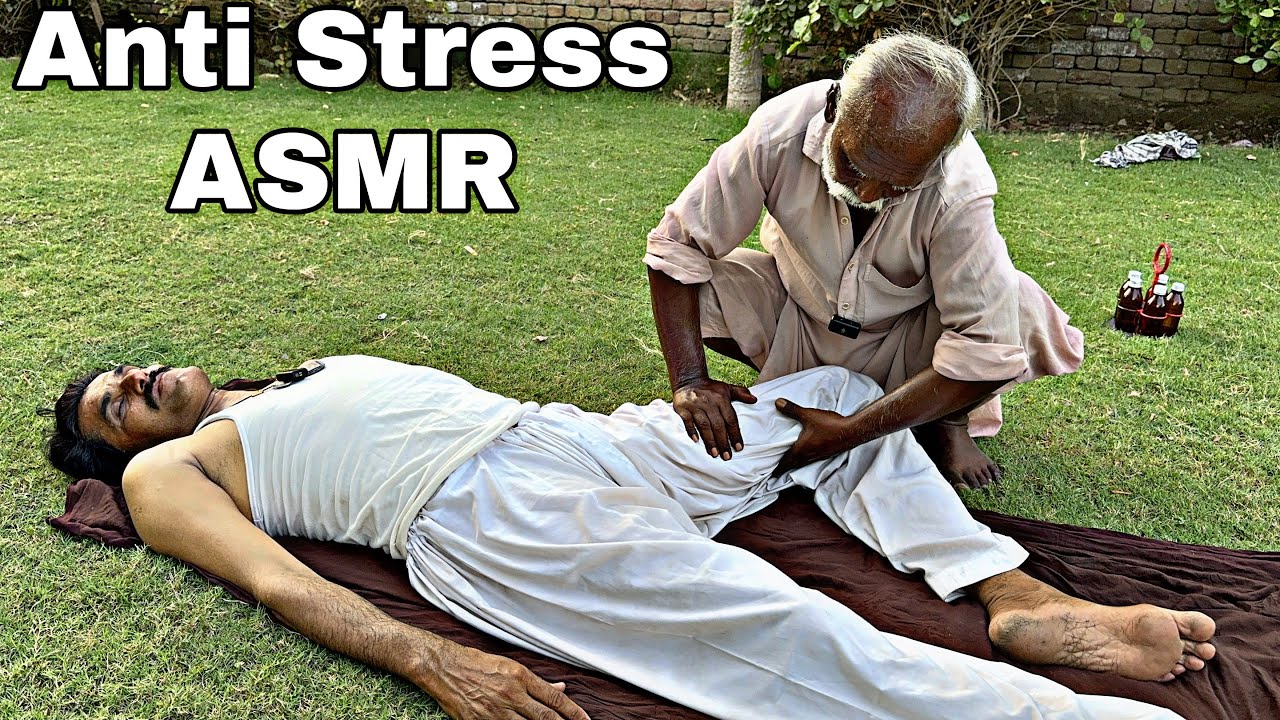ASMR || BEST MASSAGE TO GET RID OF DAILY FATIGUE || BABA KALU IN JOLLY ...