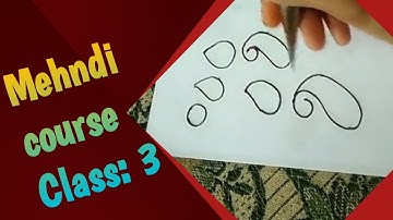 Mehndi Class-3 /how to learn mehndi for beginners/shapes practice /Mehndi class/Amal mehndi designs
