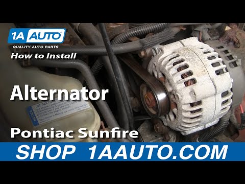 How to Replace Alternator 96-98 Pontiac Sunfire