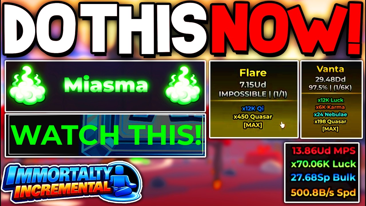 Immortality Incremental Guide! (Codes, Tips & Tricks, Secrets) Roblox