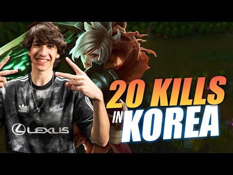SNIPER PULLS OUT THE RIVEN IN KOREA