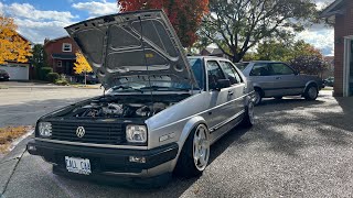 Homies: Paul's Bagged MK2 ALH Jetta - YouTube