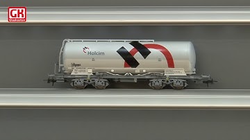 Placing H0 and N models into the Glaskasten model train display case