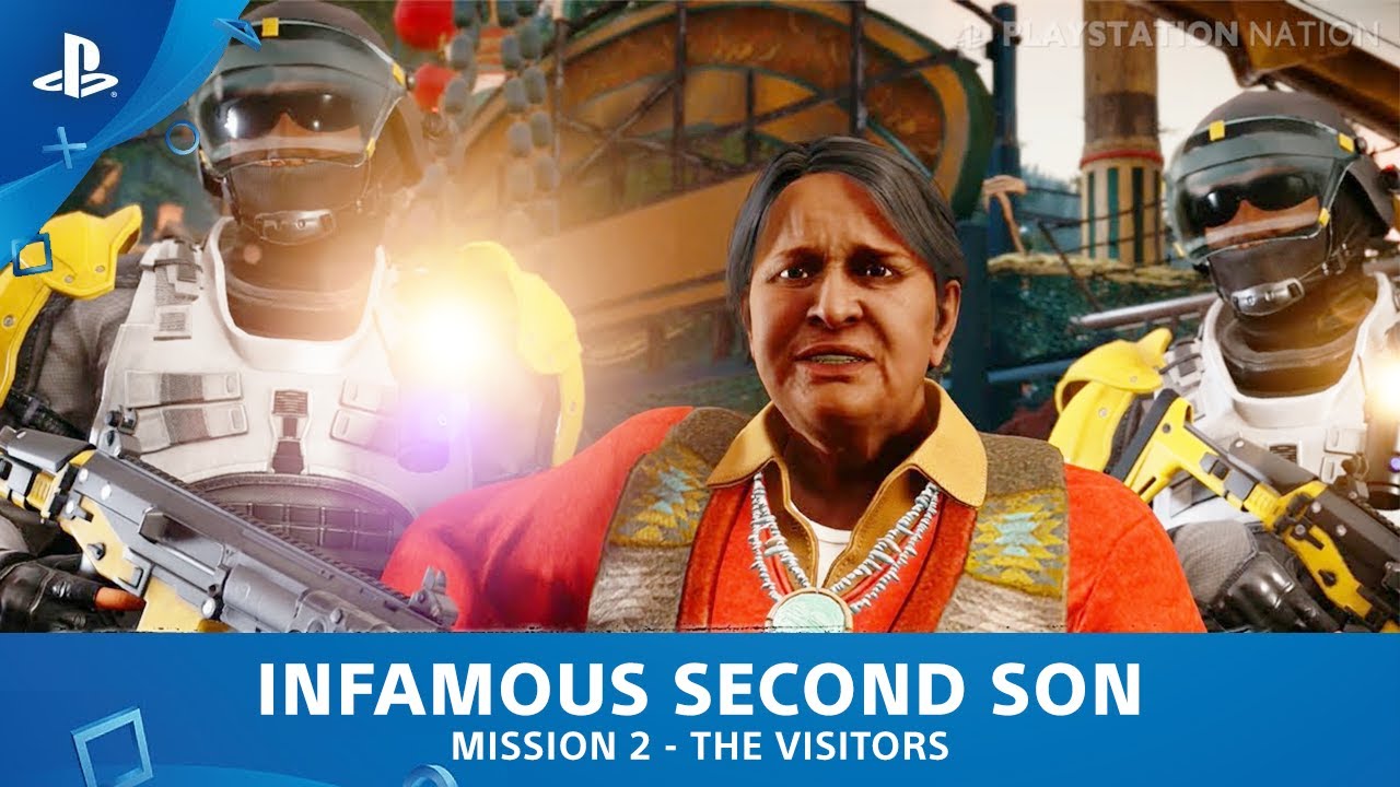 inFAMOUS Second Son - Mission #2 - The Visitors [Good & Evil Karma]  | Hank Boss Fight