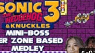 Sonic 3 & knuckles Mini Boss Theme Per-Zone-Based Medley (reupload archive) @cryomanne 
