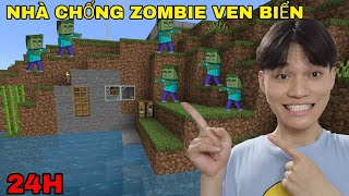 Nhà đá ven biển chống được zombie đầu xanh..! Bằng Súng Máy Hiện Đại Tự Chế