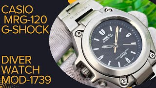 Casio Mrg120 Gshock Diver Watch