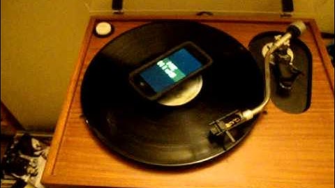 Checking turntable speed using Turntabulator