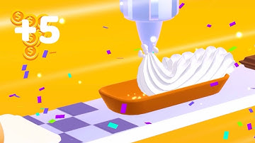 Perfect Cream Game -Very Satisfying and Relaxing ASMR Video