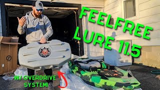 Unboxing NEW FeelFree Lure 11.5 W/ Overdrive Pedal System! by WeirdBeardFishin 1,362 views 1 year ago 7 minutes, 33 seconds