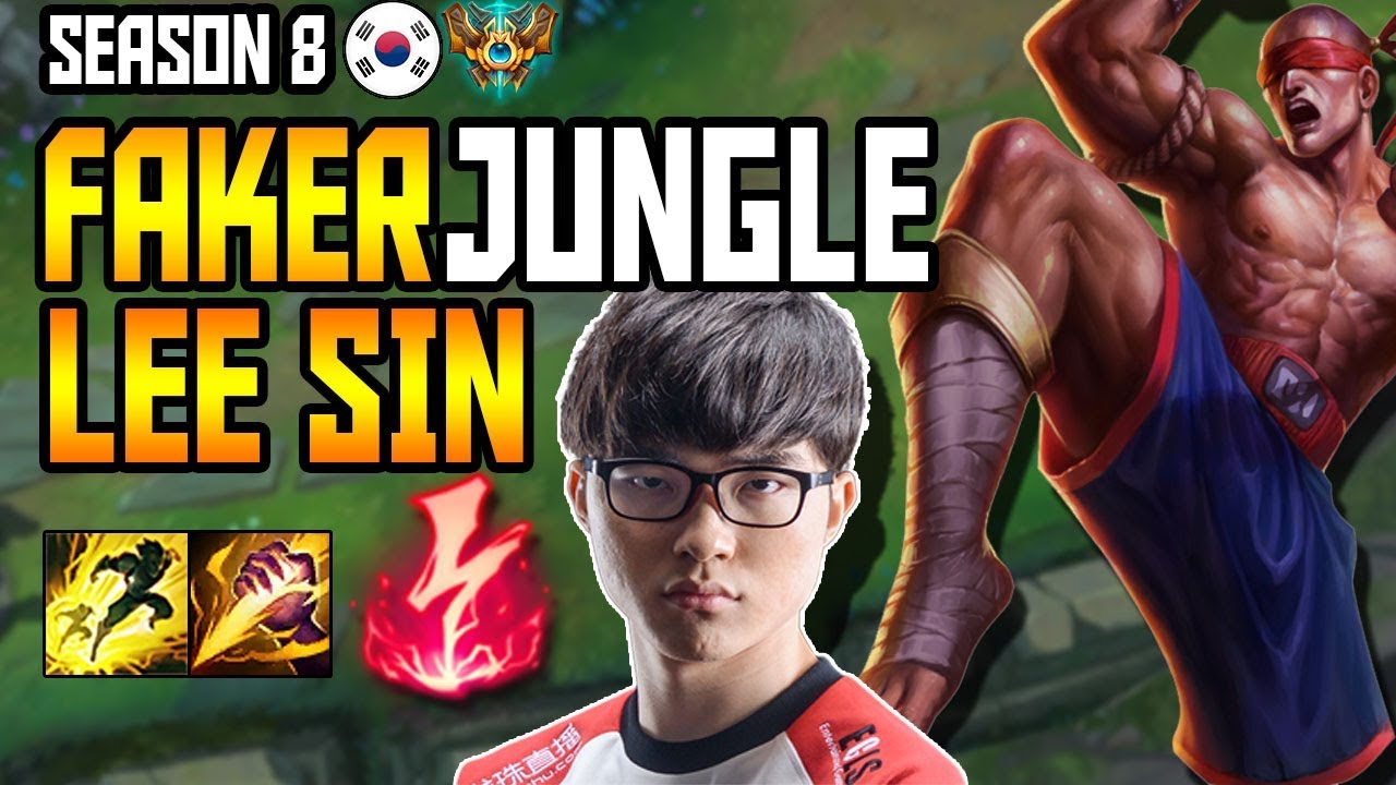 SKT T1 FAKER LEE SIN JUNGLE - KOREA CHALLENGER SEASON 8
