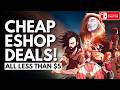 HUGE Nintendo Eshop Switch BARGAINS Under $5 (Christmas Sale!)