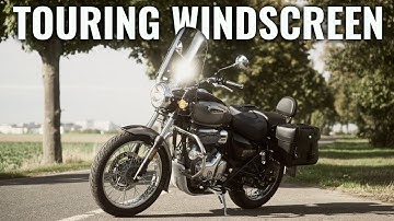 Best Touring Windscreen for the Royal Enfield Meteor 350? GIVI Windshield Review & Ride Test