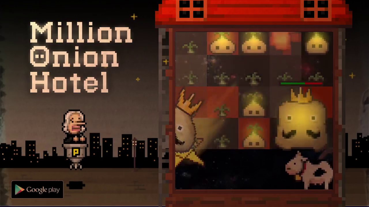 Million Onion Hotel トレイラー　スマホ専用アクションパズル只今配信中！