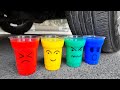 Crushing Crunchy &amp; Soft Things with my car! CAR vs BALLOONS, SLIME &amp; TOYS - Satisfying ASMR