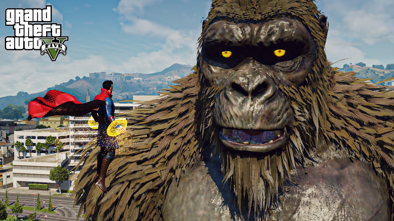 GTA 5 - Doctor Strange VS King Kong | Epic Death Battle!