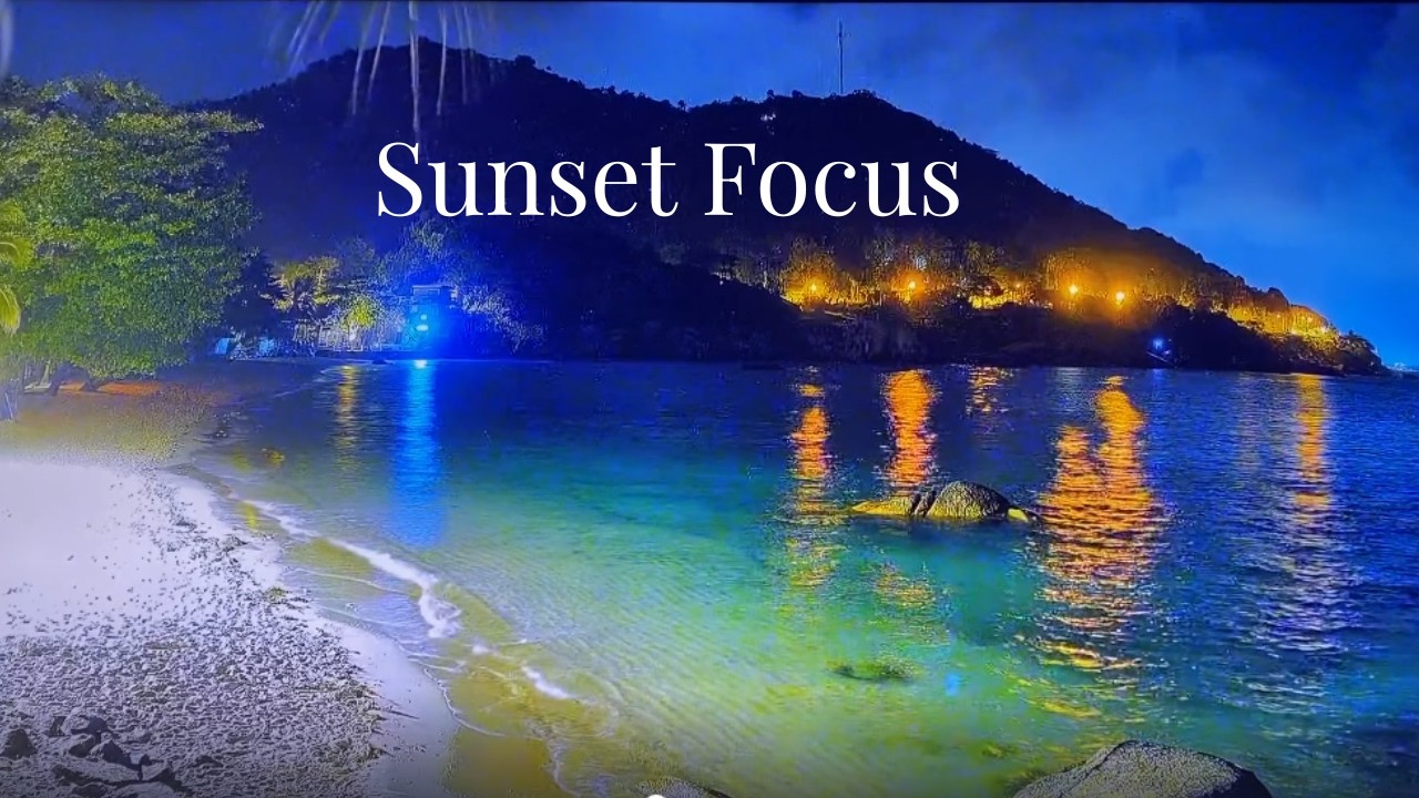 Night Lights of Hua Hin | Evening Focus Ambient