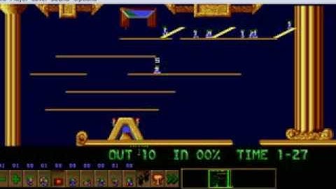 Lemmings my real custom level 1: Go go down