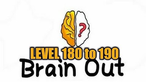 brain out game level 180 to 190 by DEVIL HASSAN
