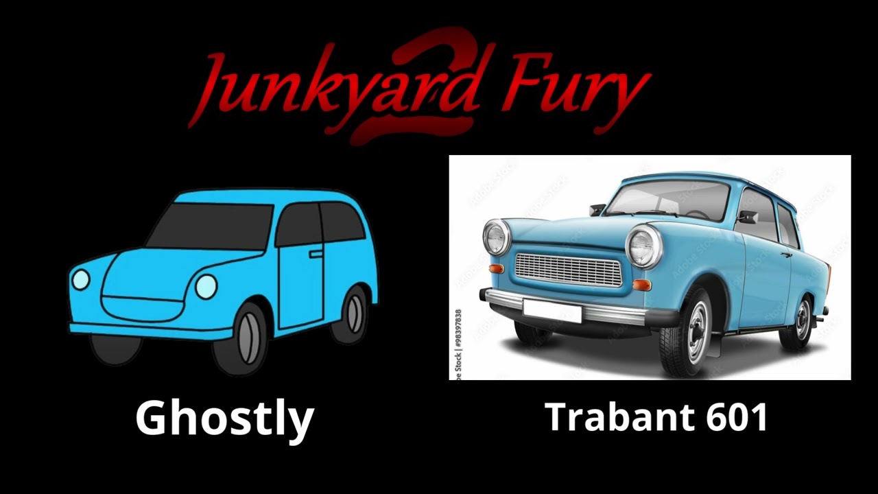 Carros Do Junkyard Fury Ná Vida Real/Junkyard Fury Cars In Real Life (Updated/Atualizado)