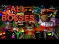 Crash Bandicoot 1 2 And 3 ALL Bosses No Damage 