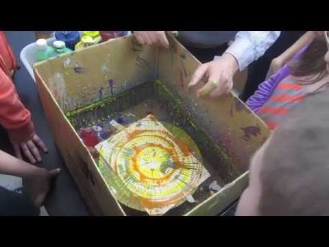 Homemade Spin Art Machine – Housing a Forest