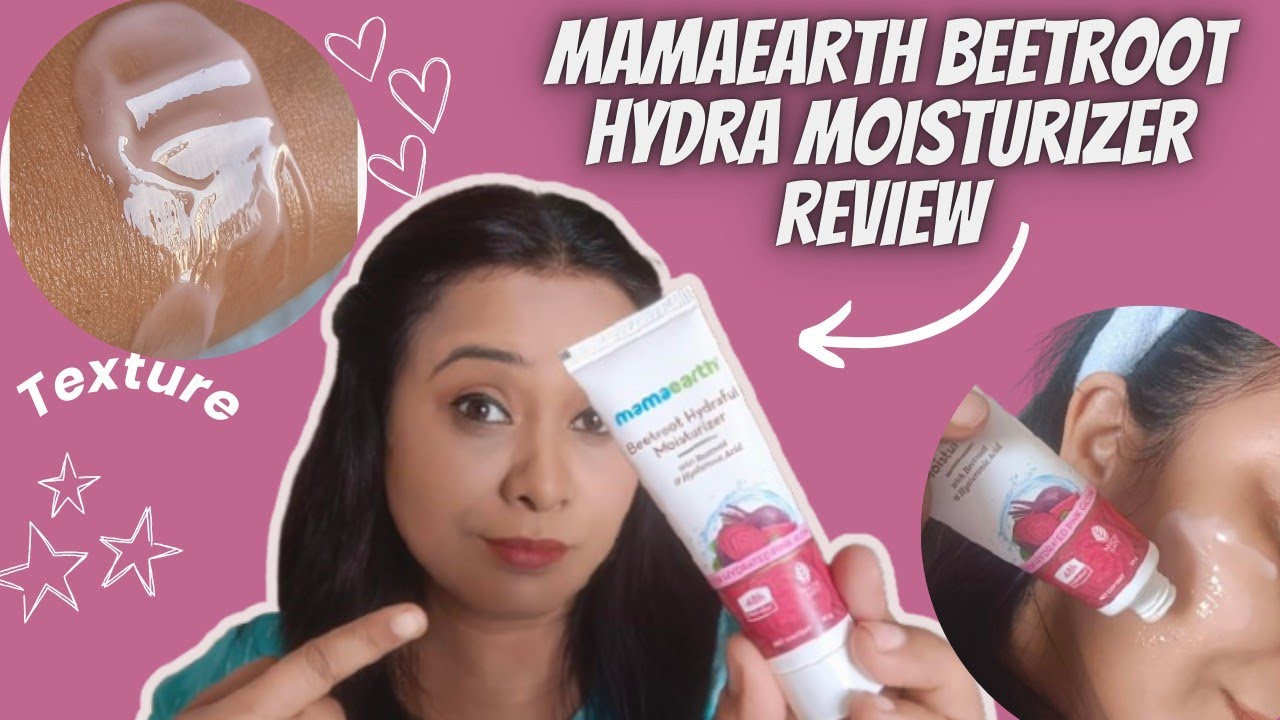 Mamaearth Beetroot Moisturizer Review | Chukundar Moisturizer For Pink Glow