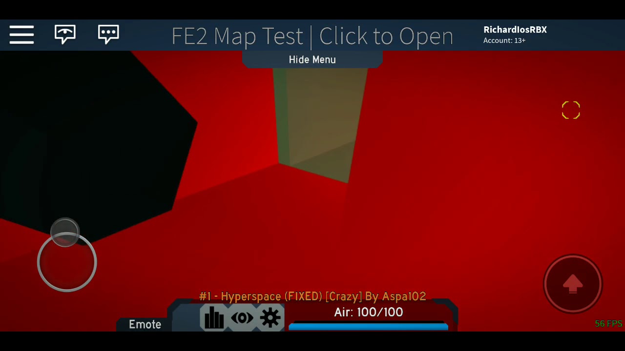 Roblox Fe2 Map Test Hyperspace Mobile Solo Completed Youtube - updated super difficult hyperspace by aspa102 roblox fe2 map