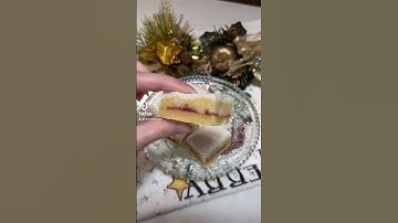 Raspberry Shortbread Dessert Recipe! #cafe