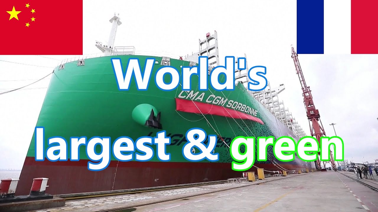 The world's largest LNG dual-fuel container ship delivered in Shanghai ...