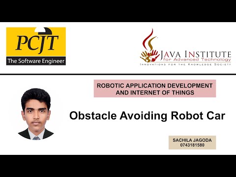 Obstacle Avoiding Robot Car | PCJT Software Engineering | Java Institute | Sachila Jagoda